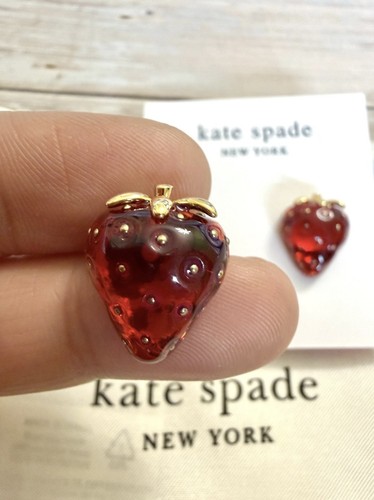 Kate spade strawberry earrings - kate,