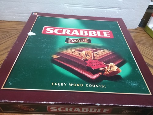 Scrabble deluxe board game - deluxe,