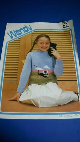 Wendy child cat - cat, sweater