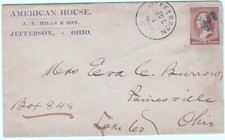 Late 1800 AMERICAN HOUSE, J.T