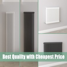 Anthracite White Traditional Cast Iron Style Radiator 2 3  Column Rads