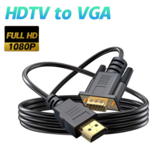 Hdtv vga male cable 1080p - male,