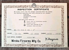 Original Miroku Firearms Mfg