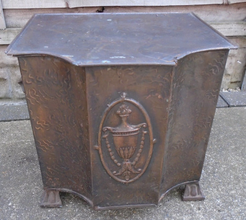 Art nouveau style metal - style, coal