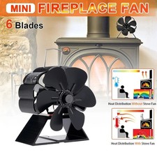 6 Blade Heat Powered Stove Top