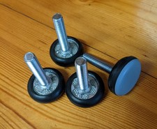 Threaded Speaker Stand Feet M6 thread  With Carpet Sliders