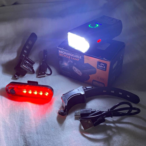 Led bike light set - set,, usb