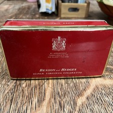 Vintage Benson And Hedges Super Virginia Cigarette Tin Holds 50 Cigarettes