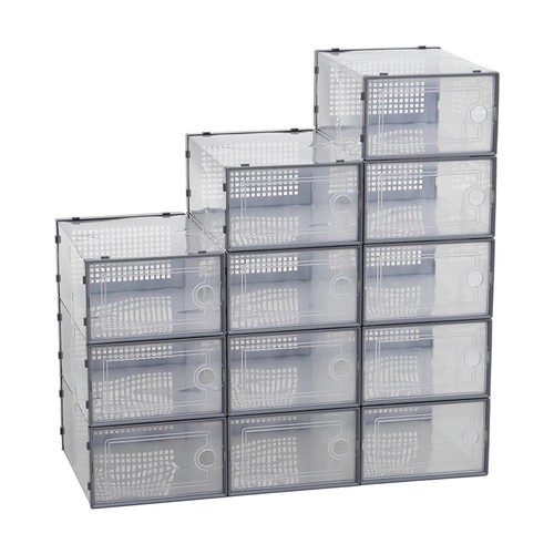 12x stackable transparent shoe - 12x,