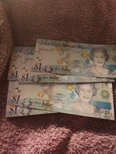Unc Cayman Islands 1 Dollar