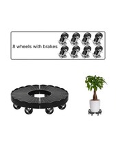 Adjustable plastic plant - plastic, pot