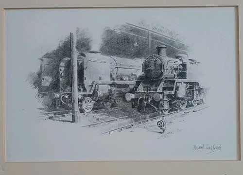 Pair david shepherd signed - of,