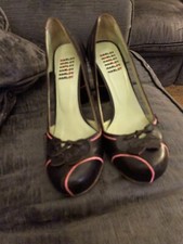 Harlot high heels leather - high,