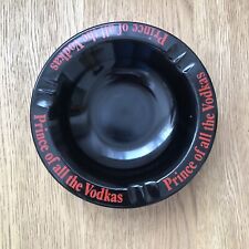 Vintage Romanoff Vodka Ashtray Collectable Pub Man Cave Home Bar 8”