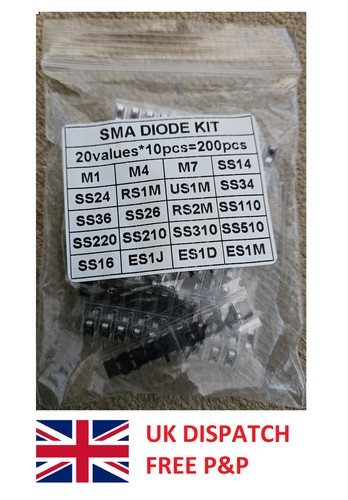 Smd diode kit 200pcs - kit, 20