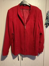 BON MARCHE RED SUEDE STYLE