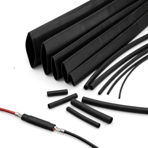 Heat shrink tubing black 1 - tubing,