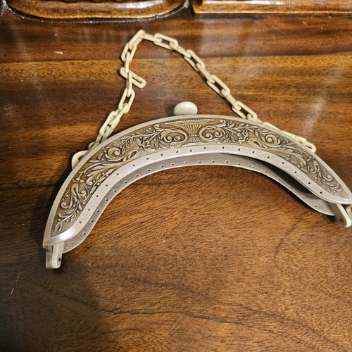 Vintage bakelite purse frame - bakelite,
