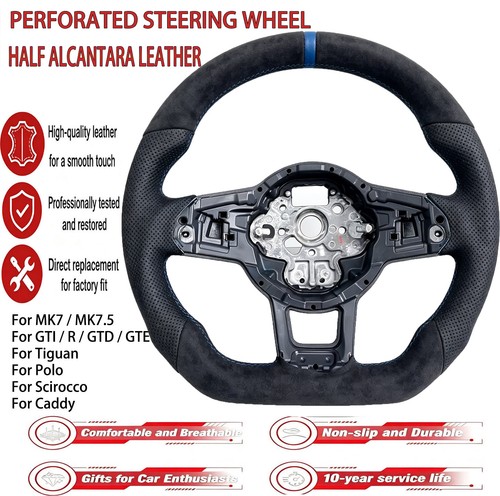 Half alcantara leather - half,