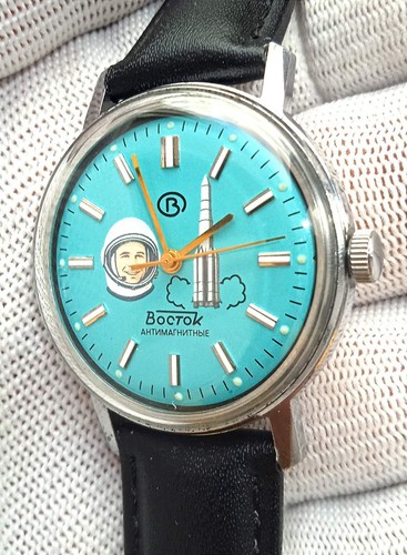 Soviet wristwatch vostok - soviet, space