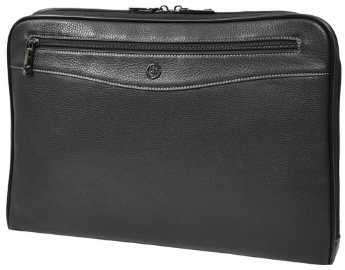 Leather portfolio zip around - portfolio,