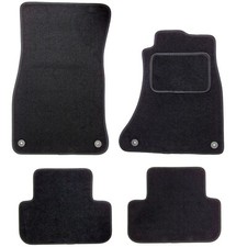 For Audi A4 B8 2008-2015 Car Mats Tailored Carpet Black 4pcs Floor Mat Set