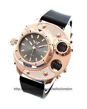 Softech Gents Black Dial