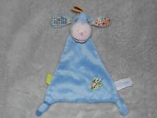 Disney Eeyore comforter soft toy blue butterfly blankie