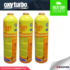 Oxyturbo Gas Cylinders x 3 For