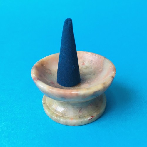 Soapstone incense cone holder - incense,