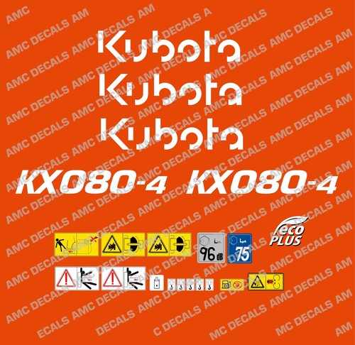 Kubota kx080 mini - kubota, kx080-4