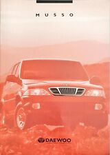 Daewoo Musso Brochure 2005 FR