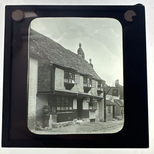 Antique magic lantern slide - antique,