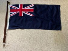 Blue Ensign and Staff