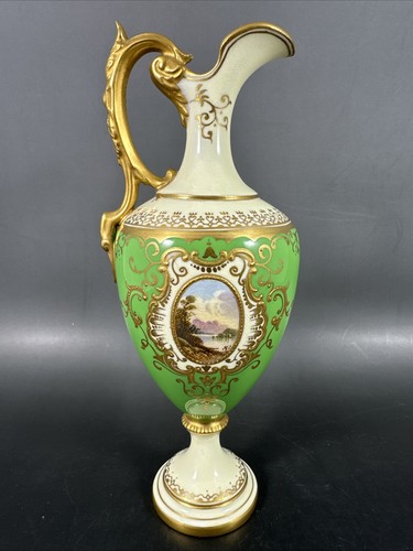 Antique coalport hand painted - coalport,