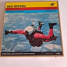 Super 8mm - Sky Diving - Sound - 200ft