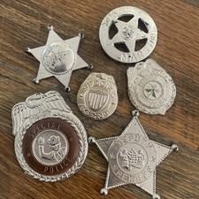 Vintage Lot 6 TOY BADGES