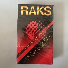 RAKS Betamax AQ-L 250 Beta Advance Quality Video Cassette Tape for Camcorder VCR