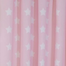PINK + WHITE STARS FULLY LINED