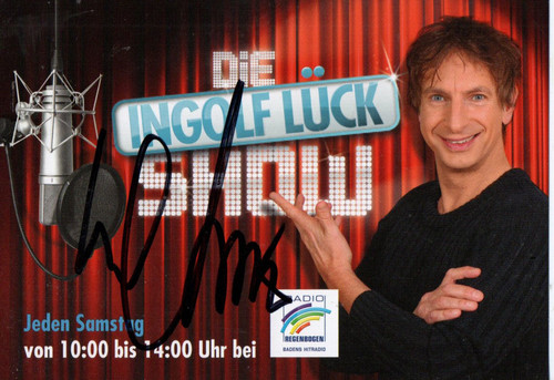 Autograph ingolf lück - autograph,