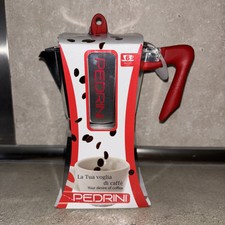 MoKa Pot Espresso Caffe Coffee Maker - PEDRINI - 6 cups Caffettiera