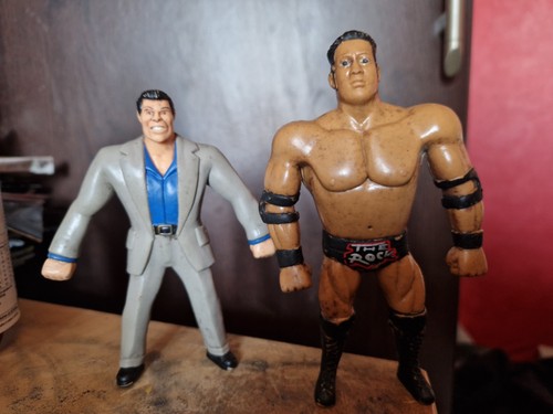 Vince mcmahon the rock wwf - &,