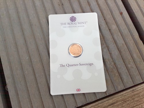 Royal mint gold quarter - royal,