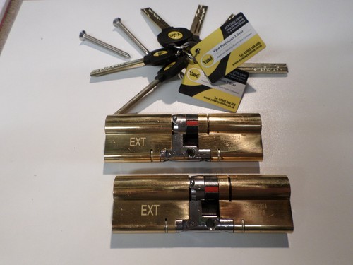 Pair brass keyed - of,