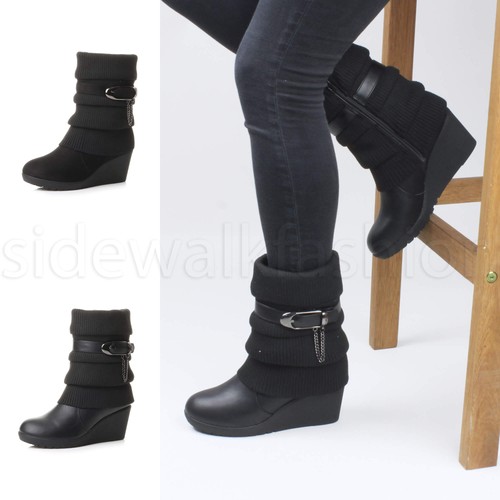 Womens ladies mid - , wedge