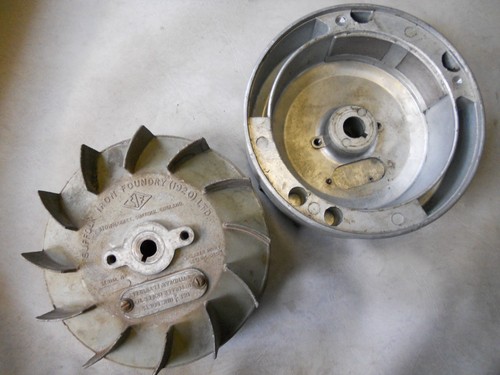 Atco suffolk engine flywheel - engine,