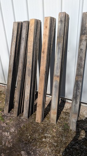Reclaimed timber fencing