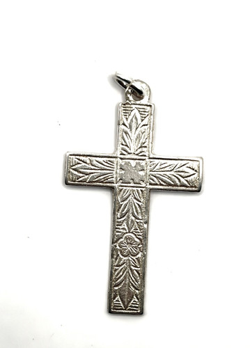 Antique sterling silver floral - sterling,
