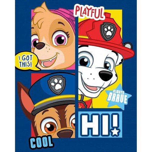 Fleece blanket paw patrol kids - paw,