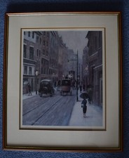 Arthur Delaney Limited Edition Framed Print "High Street" 191/850 Manchester